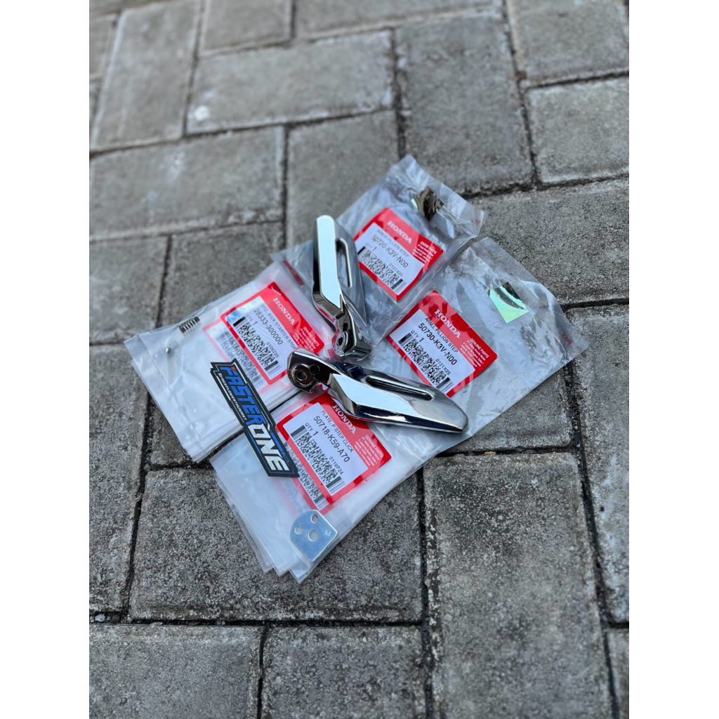 FOOTSTEP Belakang HONDA Stylo 160 original AHM Chrome FOOTSTEP PROSTEP STEP