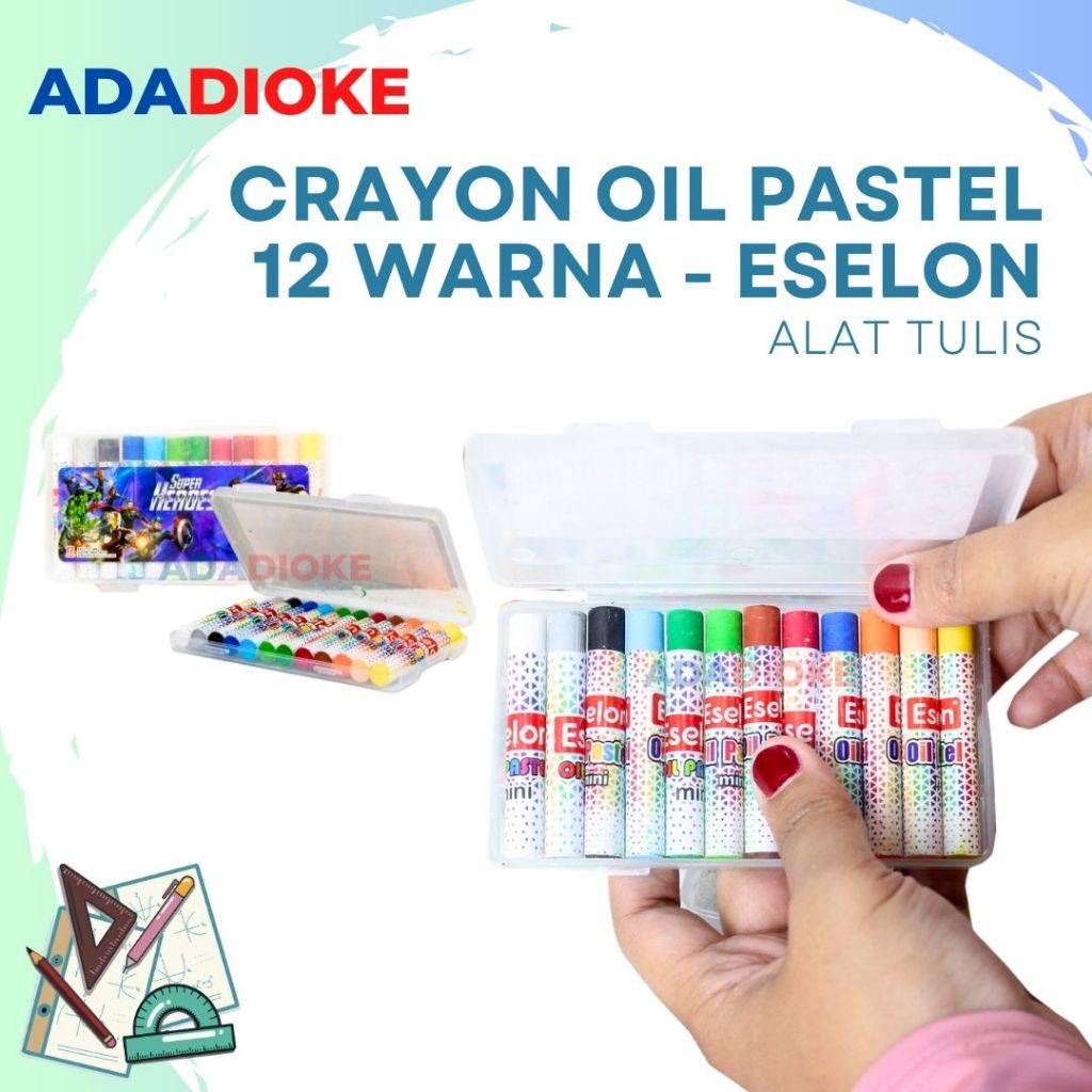 

Crayon Oil Pastel Krayon Pastel Krayon Minyak Eselon Crayon Krayon 12 Warna