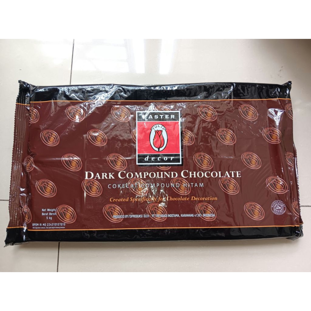 

Tulip Dark Coklat Compound 5 kg ( dekor )
