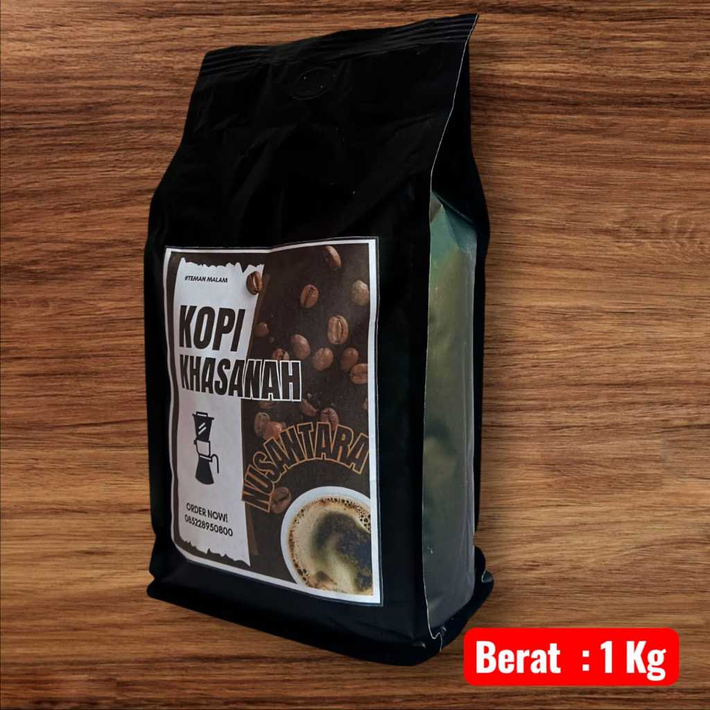

Kopi Khasanah Nusantara 1 Kg | Kopi Hitam Robusta Mix Blend | Kopi VIral | Kopi Hits | Kopi Semuanya | Hitam Pekat Premium Super Joss