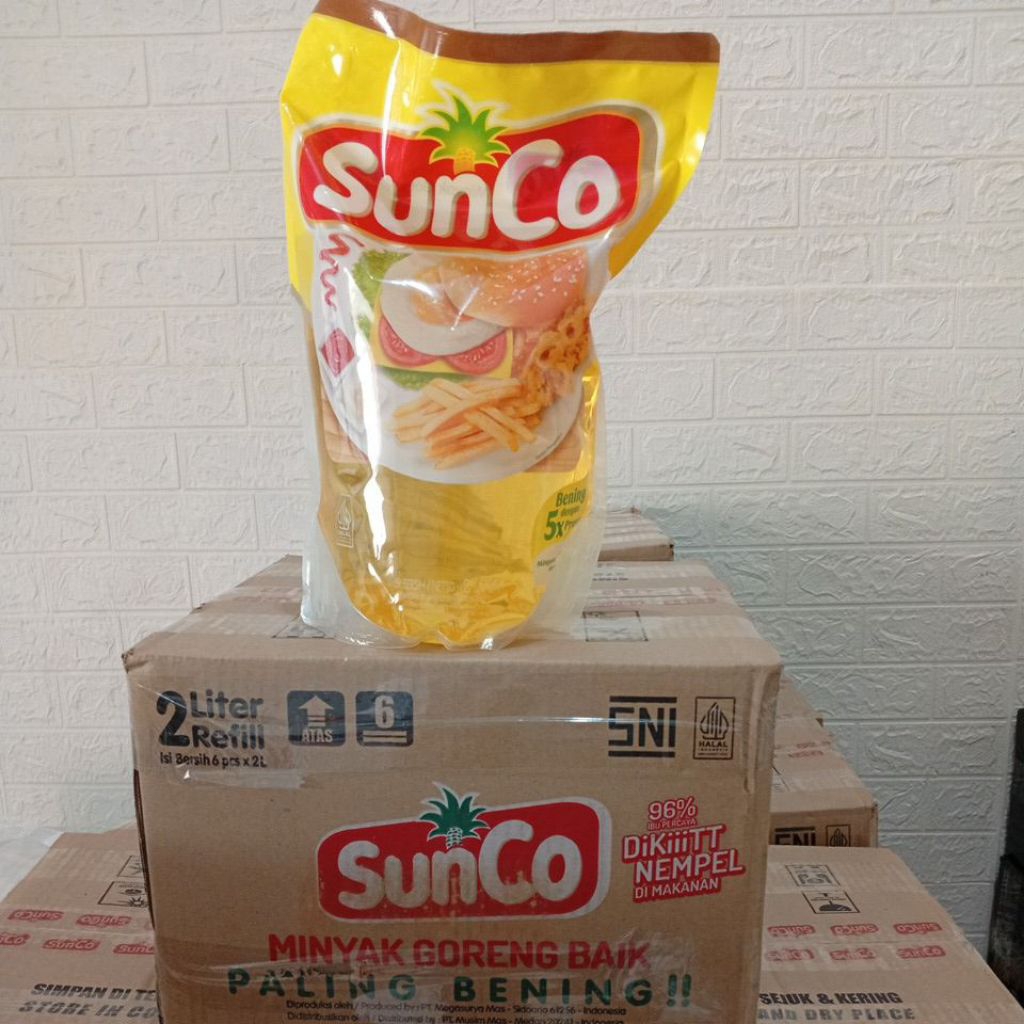 

Sunco 2 liter kartonan 1 karton isi 6 pouch(JFC)