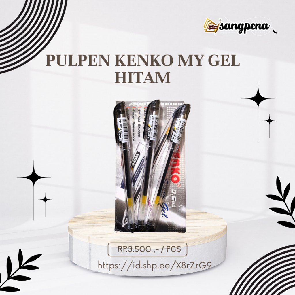 

Pulpen Kenko My Gel Hitam