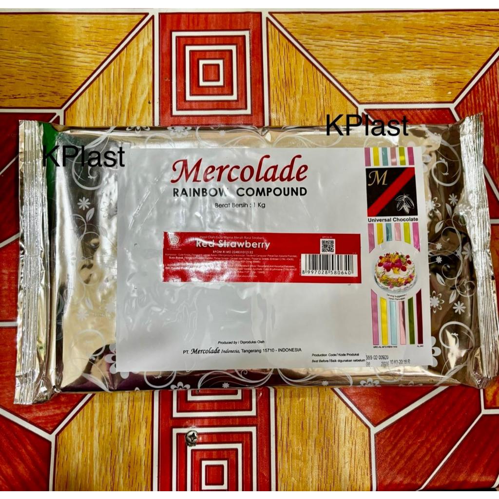 

Coklat Batang Mercolade Red Strawberry 1 kg / Cokelat Batang