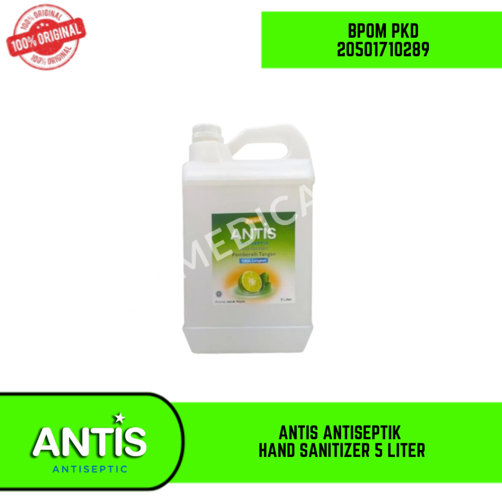 Antis Antiseptika Hand Sanitizer 5 Liter