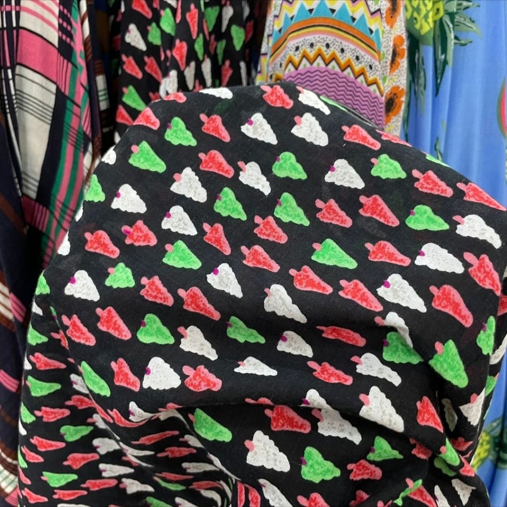 kain katun rayon premium/kain katun rayon motif