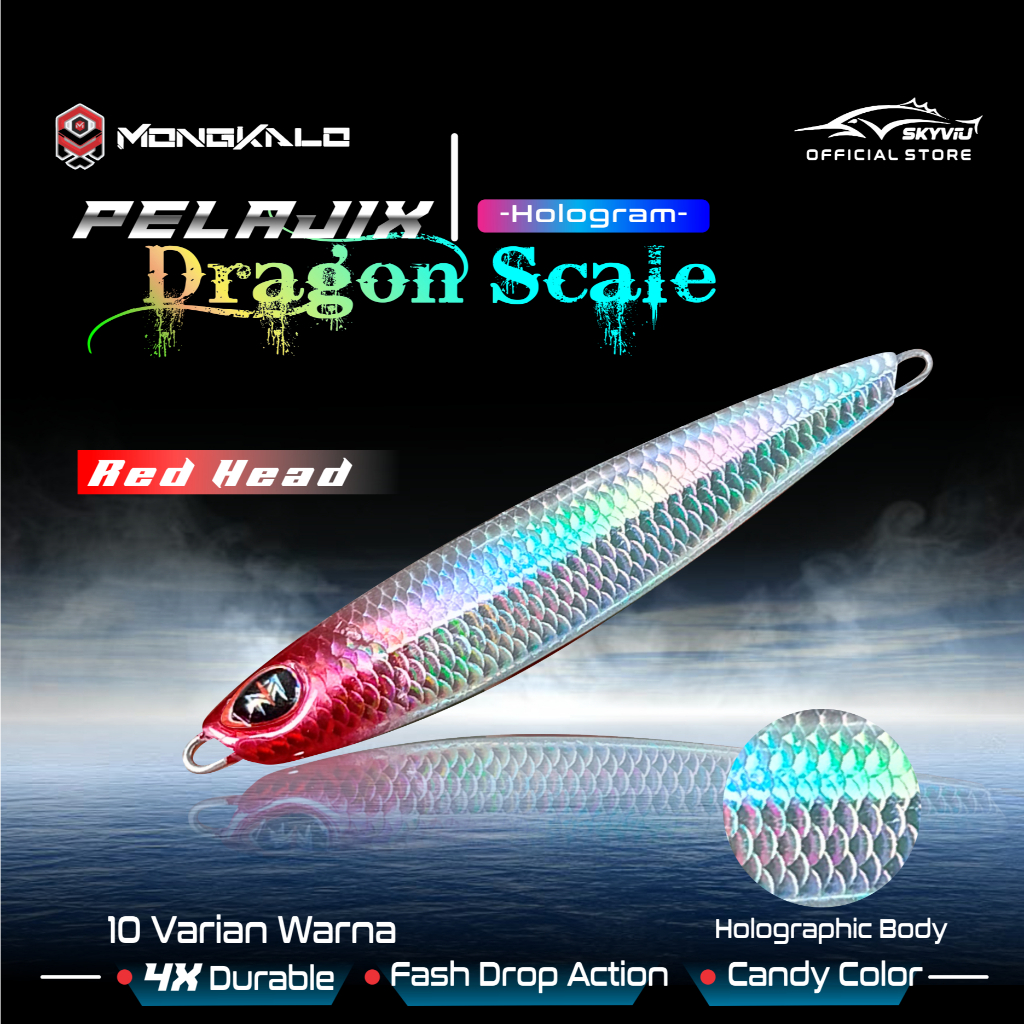 Mongkalo Pelajix Sisik-Kecil noGID noMotif Candy 10 Red-Head