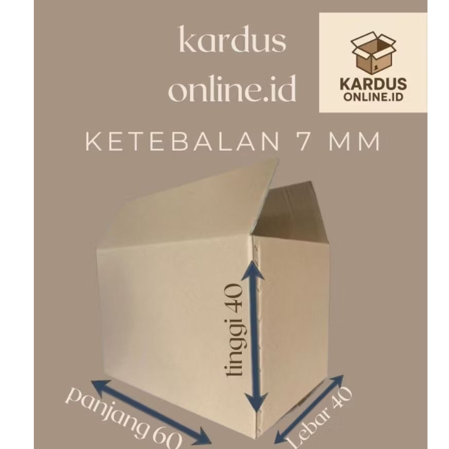 

Kardus packing UK 60x40x40 5ply (7mm)