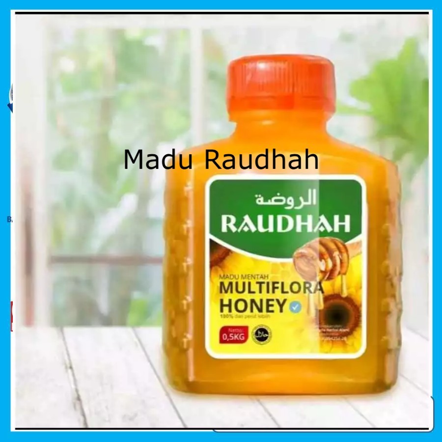 

Madu Raudhah Honey Multifllora 500gr Original Alami Raudah