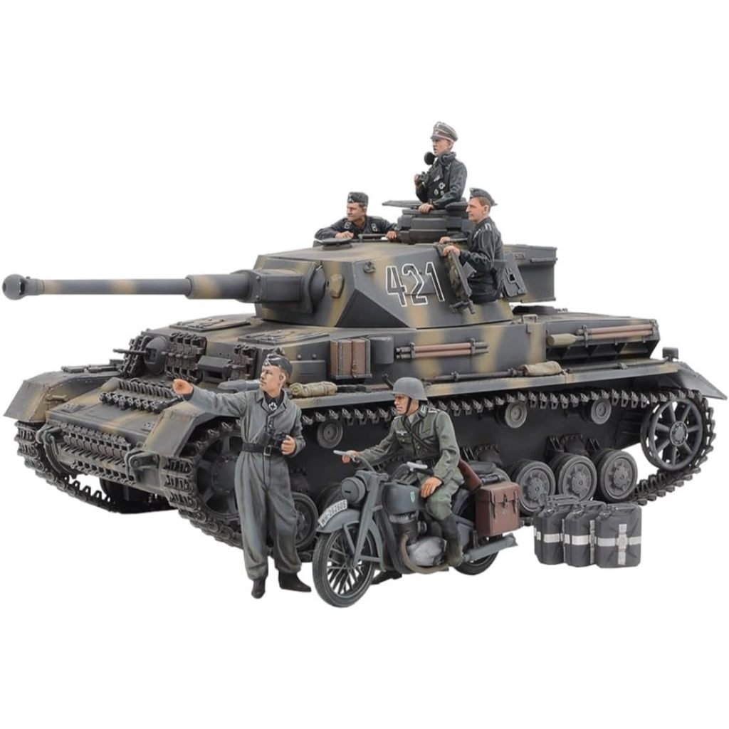Tamiya 25209 1:35 DT. PzKpfw.IV Ausf.G m. Krad Ost F. - Model Making kit, Plastic kit, Assembly kit,