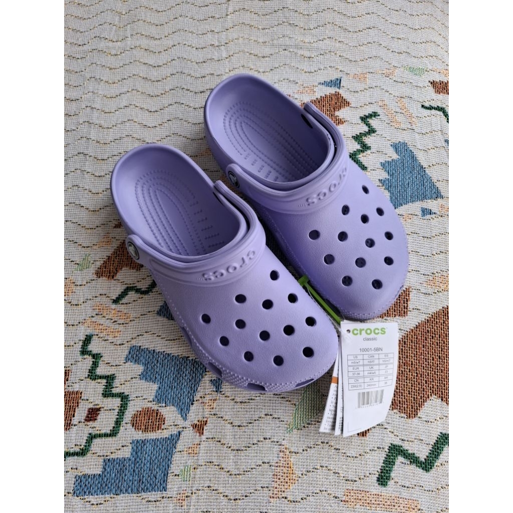 crocs classic purple sandal 100% original
