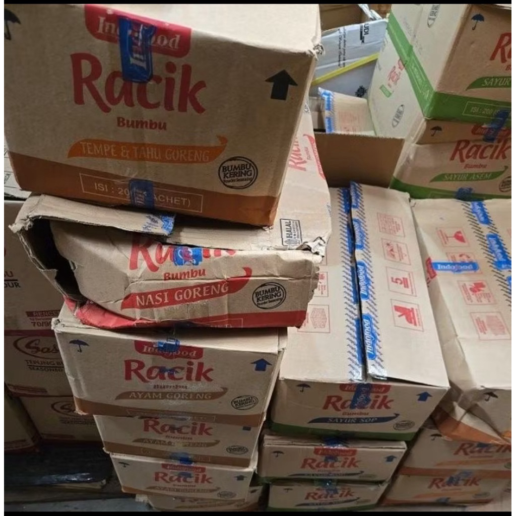 

racik bumbu indofood renceng ukuran 20 gram dus an bisa campur rasa