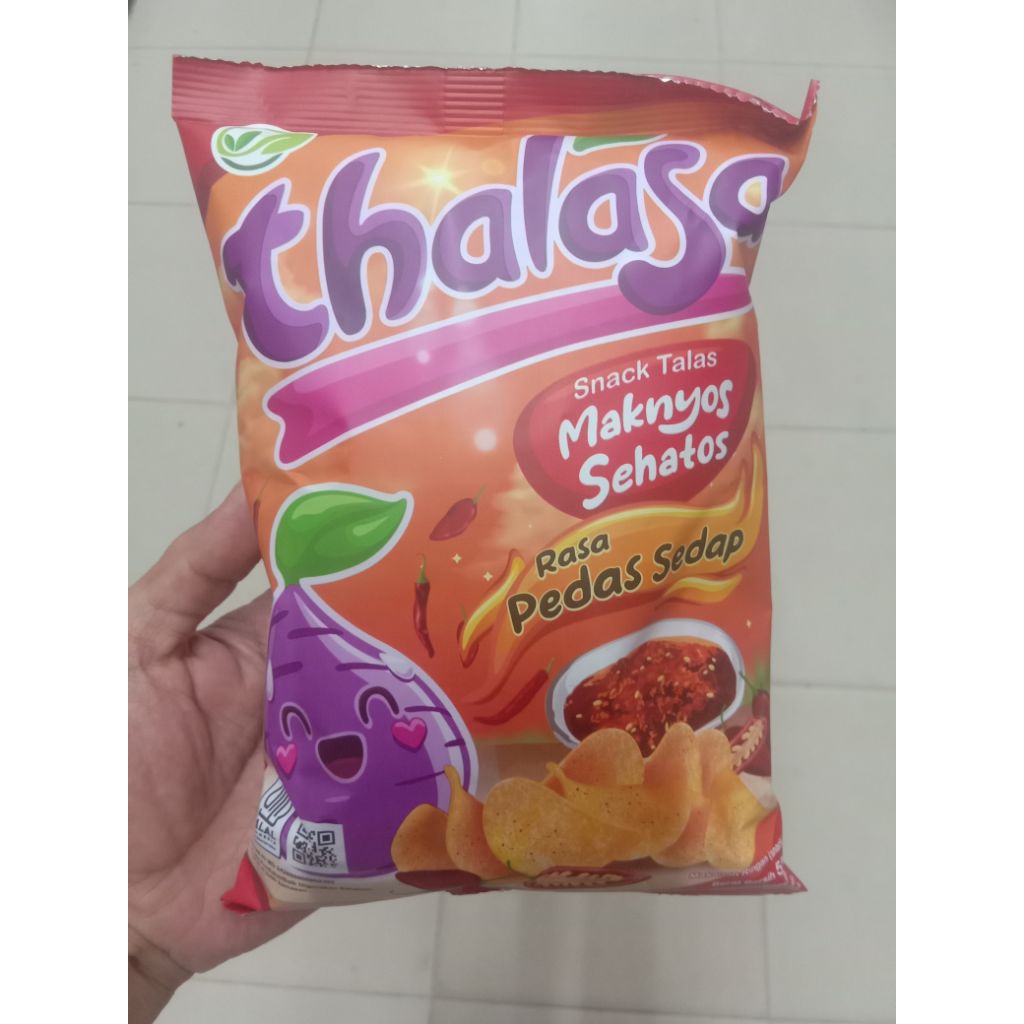

Thalasa 55g rasa jagung bakar dan rasa pedas sedap