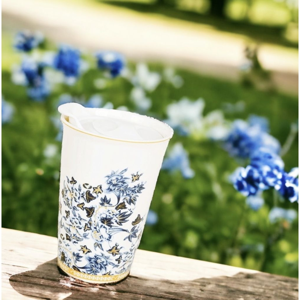 Botol Minum VICENZA 350ml Tumbler Porselain Ba801 AYANA, Tumbler VICENZA dengan gelas dan tutup khus