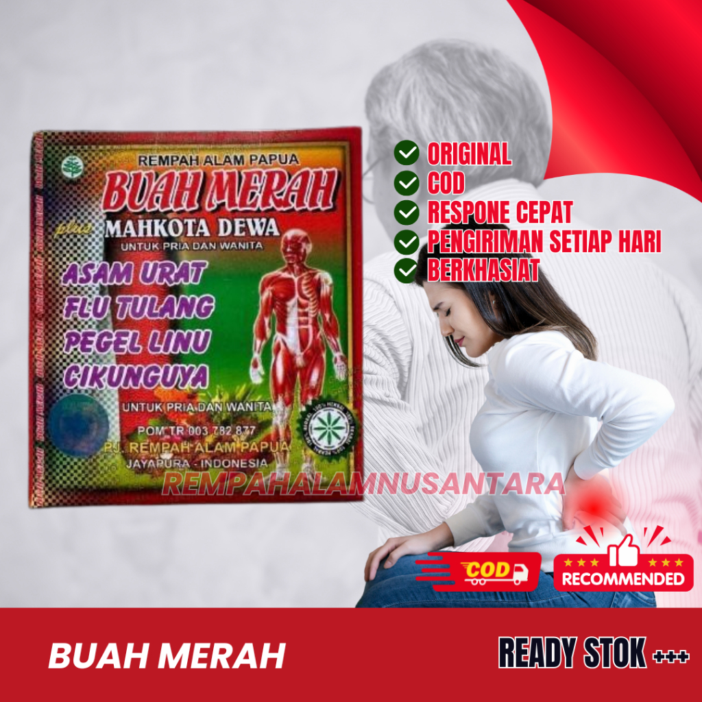

Buah Merah Mahkota Dewa Serbuk Original Asam Urat