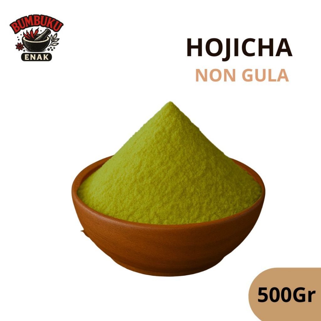 

Bubuk Minuman Hojicha Non Gula 500gr – Bubuk Minuman Premium, Aman untuk Diet & Gula Darah Stabil