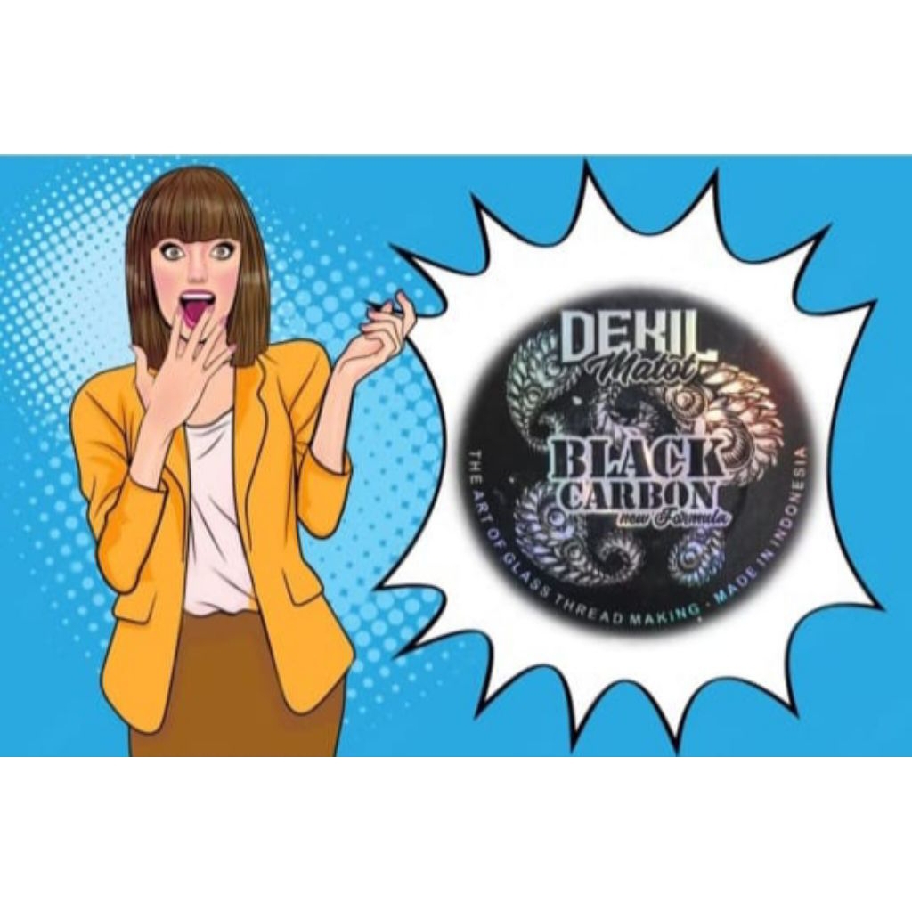 Gelasan Matot Dekil Black Carbon New Formula Size 0.23 Klos 6000 Yard