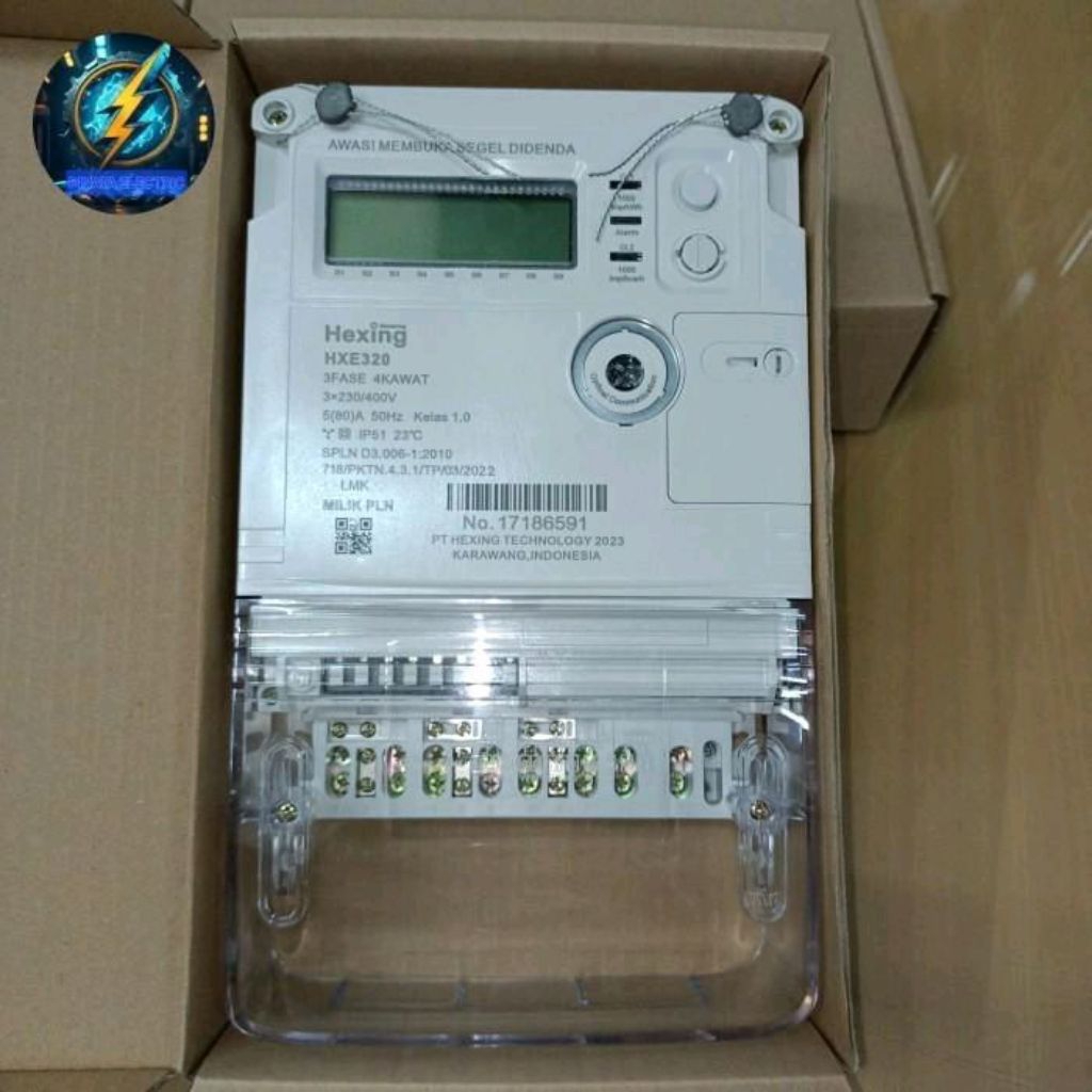 KWH Meter 3phase Digital HEXING HXE320 5(80)A Direct