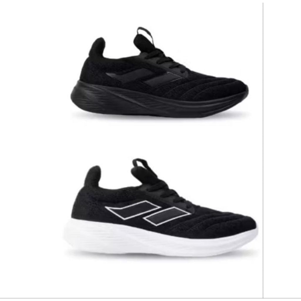Mills –RAPTOR CL- BLACK WHITE, BLACK BLACK- Sepatu lari /Running /Trail Run / Basket /BTS Futsal Foo