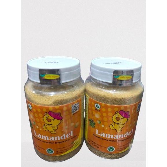 LAMANDEL BOTOL 200 GRAM | OBAT AMANDEL ANAK DAN DEWASA / Lamandel