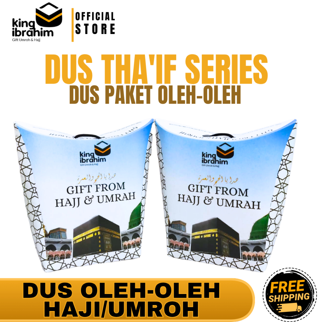 

DUS OLEH-OLEH HAJI UMROH JINJING | KOTAK PAKET OLEH-OLEH HAJI UMROH MURAH | King Ibrahim