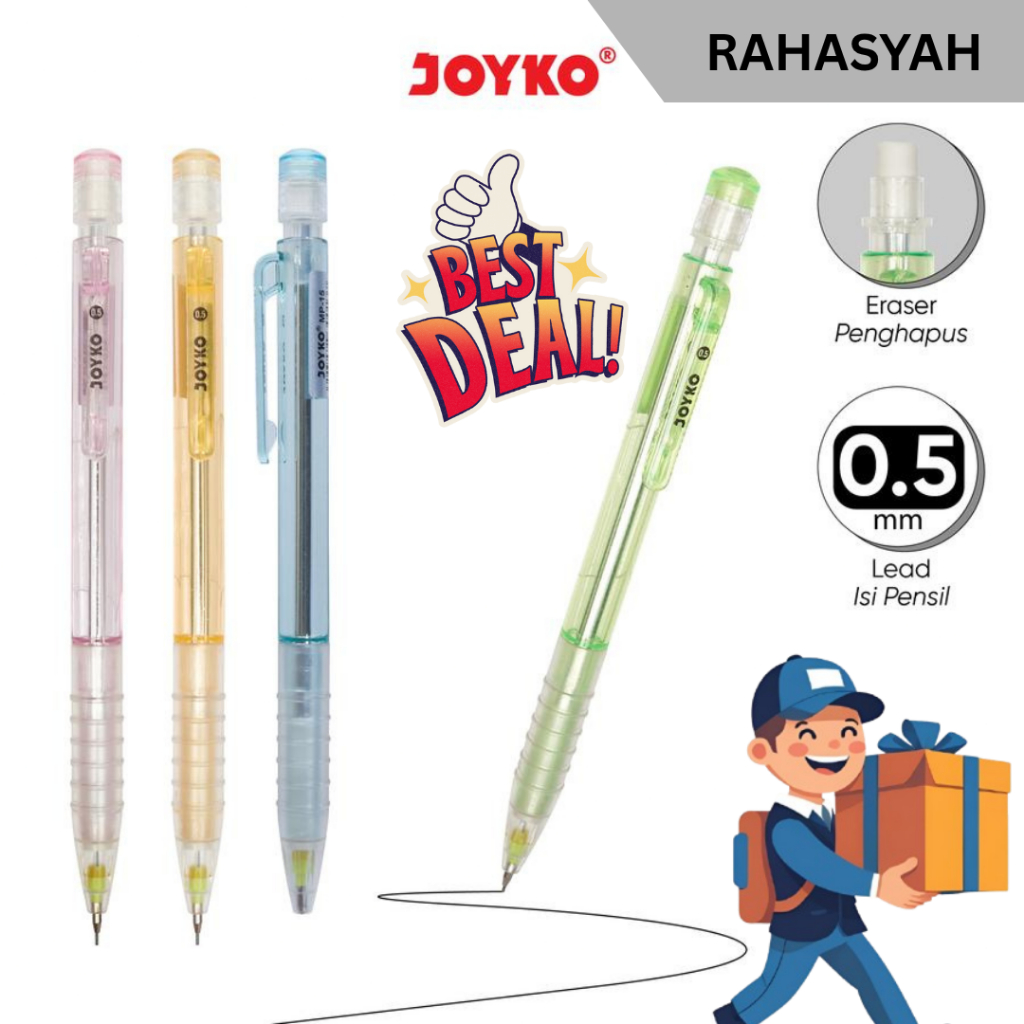 

Mechanical Pencil Pensil Mekanik Joyko MP-15 0.5 mm - MP-15