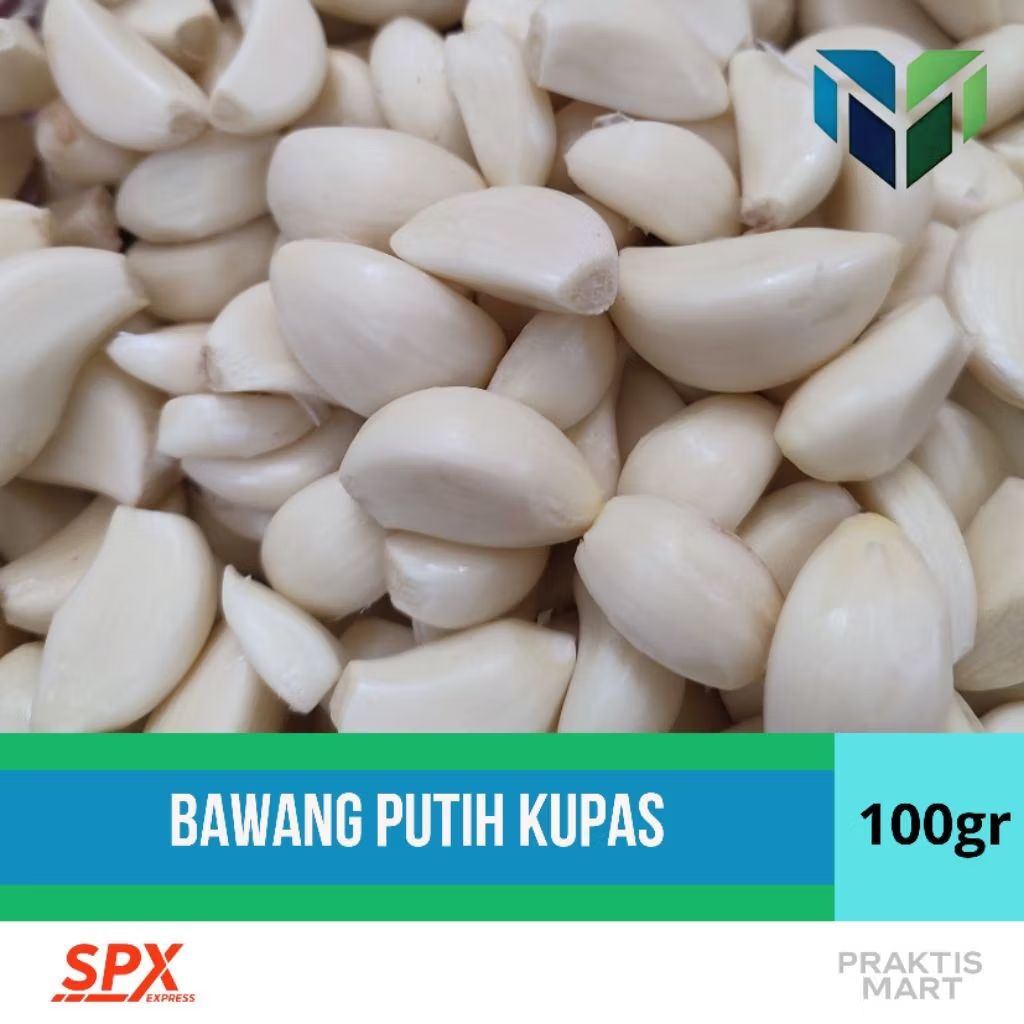 

Bawang Putih Kupas 100gr | Bawang Kupas | Bawang Siap Masak