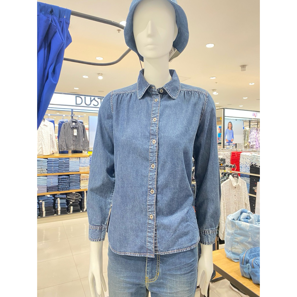 Dust - Kemeja jeans Wanita Original