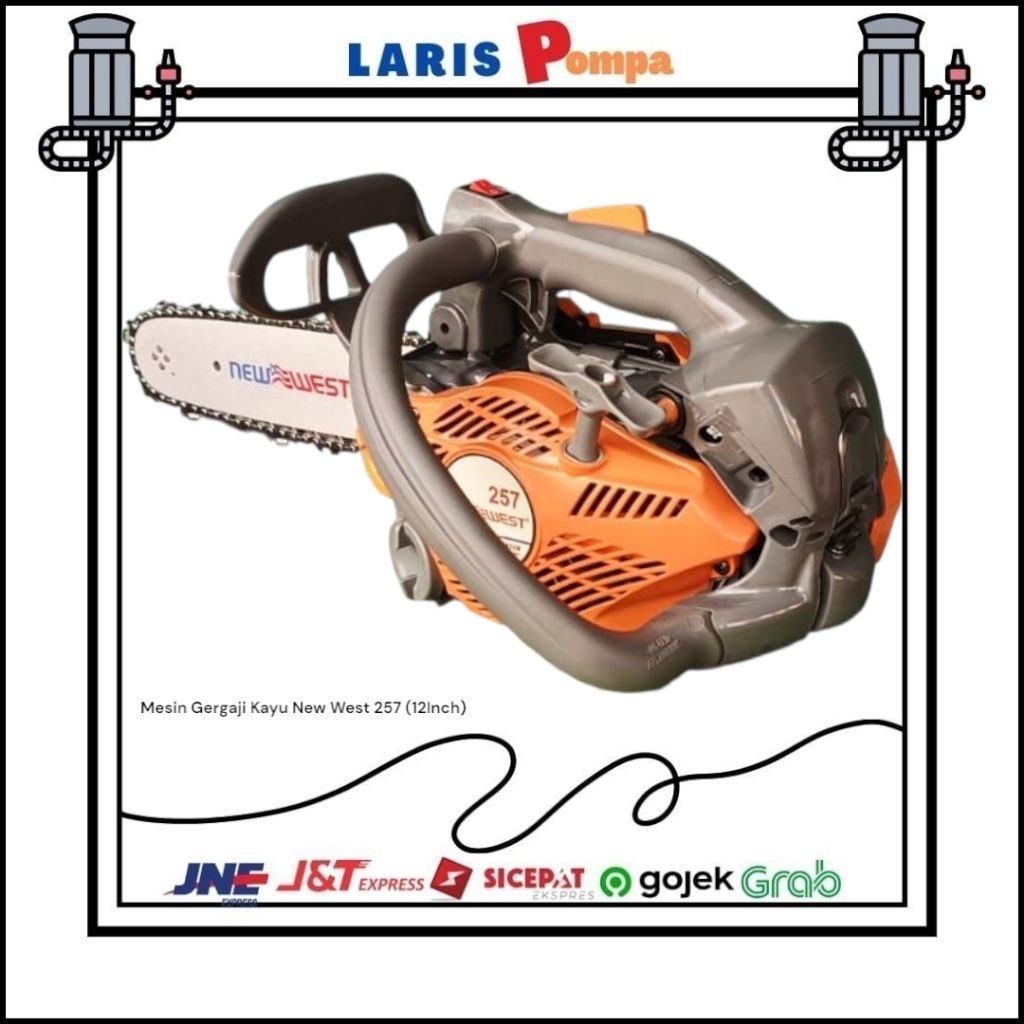 Mesin Gergaji Kayu New West 257 (12Inch)
