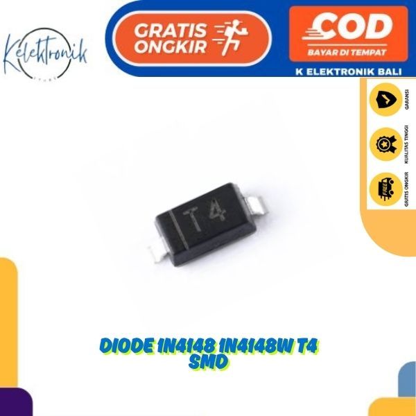 DIODA Diode 1N4148 SOD123 1N4148W T4 SOD-123 Switching Diode 1N4148 SMD