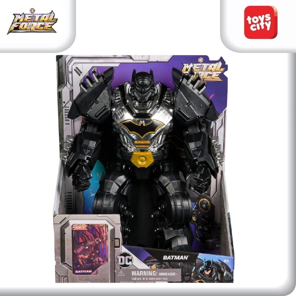 Metal Force Batman Action Figure, 12-Inch Extra Large Super Hero Mainan Anak Action Figure