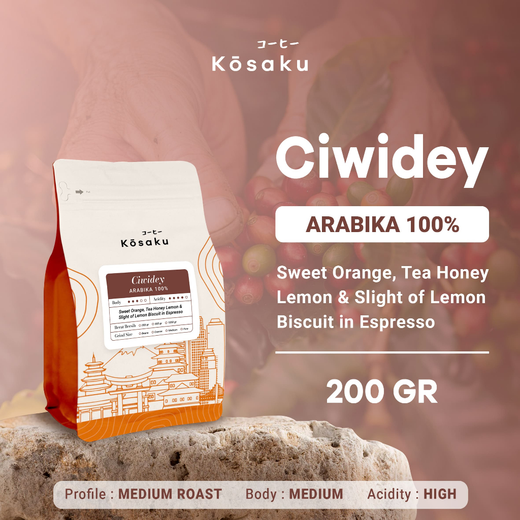 

Biji Kopi Bubuk Arabika Ciwidey Arabica 100% Coffee Beans 200 gram – Kosaku Roaster
