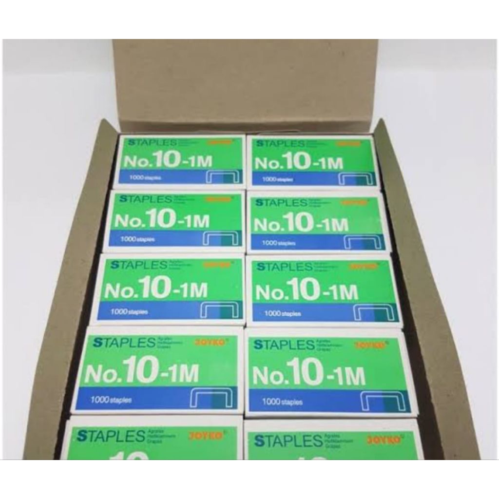 

HEMAT (20box) STAPLES / ISI STAPLER JOYKO No 10-1M