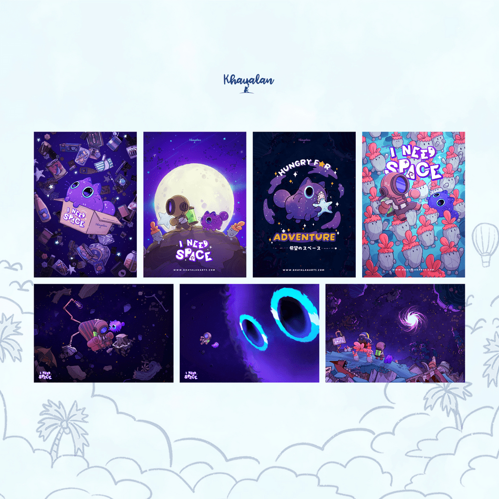 

I NEED SPACE Art Prints