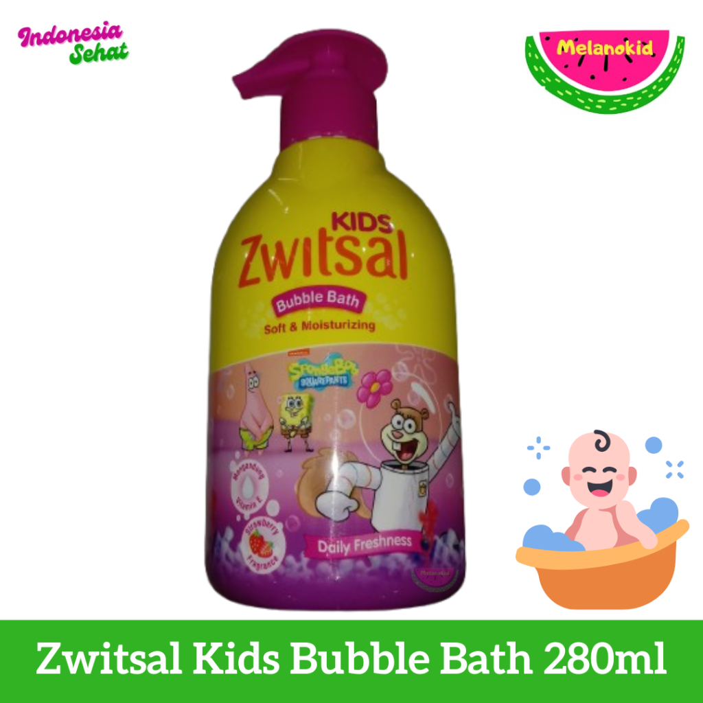 Zwitsal Kids 2 in 1 Hair & Body Wash Daily Freshness 280 ML / Zwitsal Hair and Body