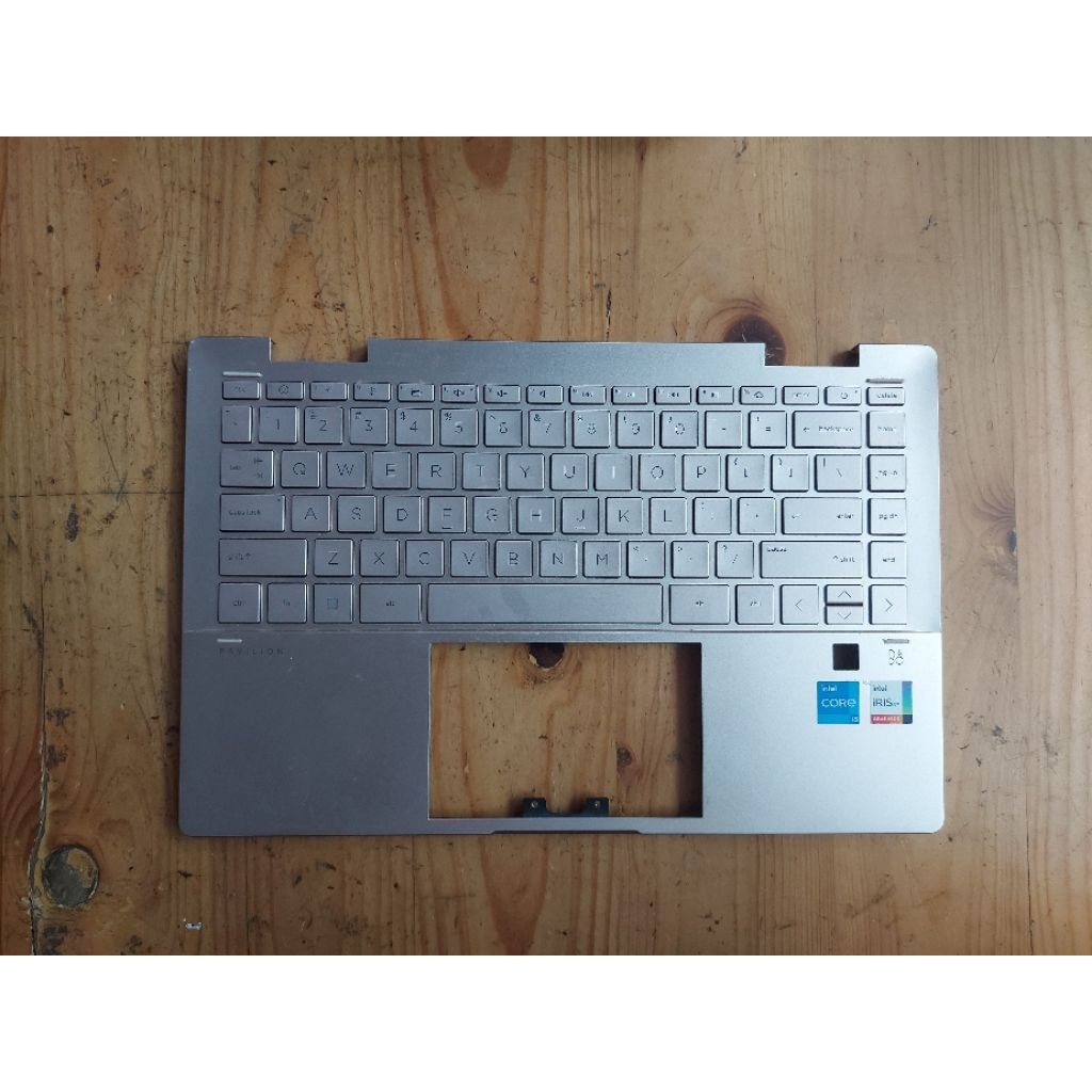 Palmrest HP Casing tengah laptop HP Pavilion 14ek n09434 rosegold keyboard error case only non garan