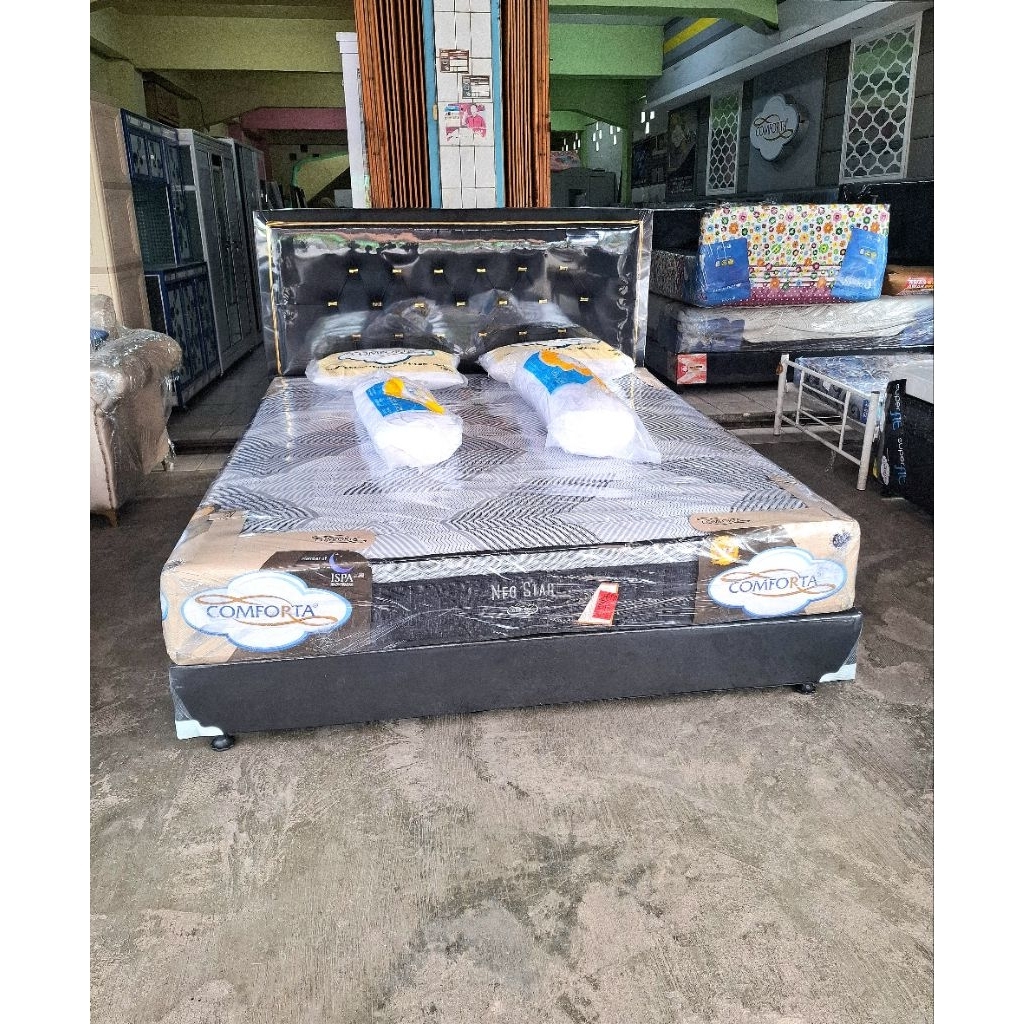 spring bed kasur plushtop Comforta Neo Star 180x200 160x200 120x200