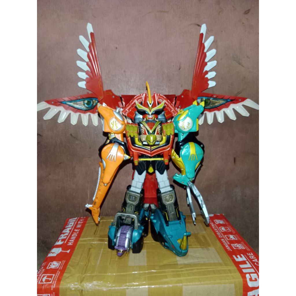 Megazord Zord Gao Icarus - Gaoranger / Power Rangers Wild Force [Mix Ori + KWS]