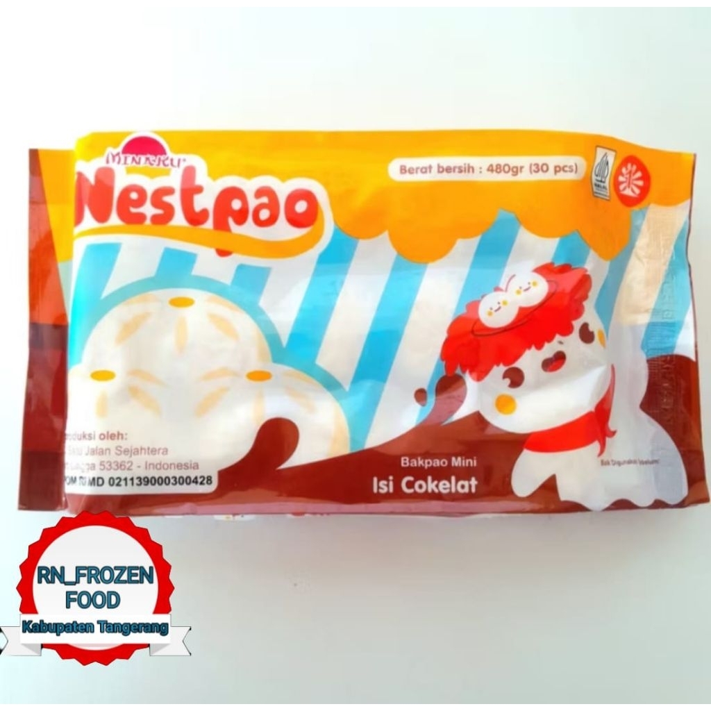 

MINAKU NESTPAO 480gr | Bakpao Mini isi 30's Coklat