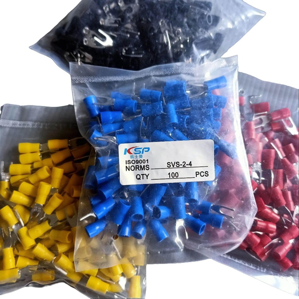 Skun garpu isolasi/Y skun/skun kabel cucuk 2-4/skun 2mm