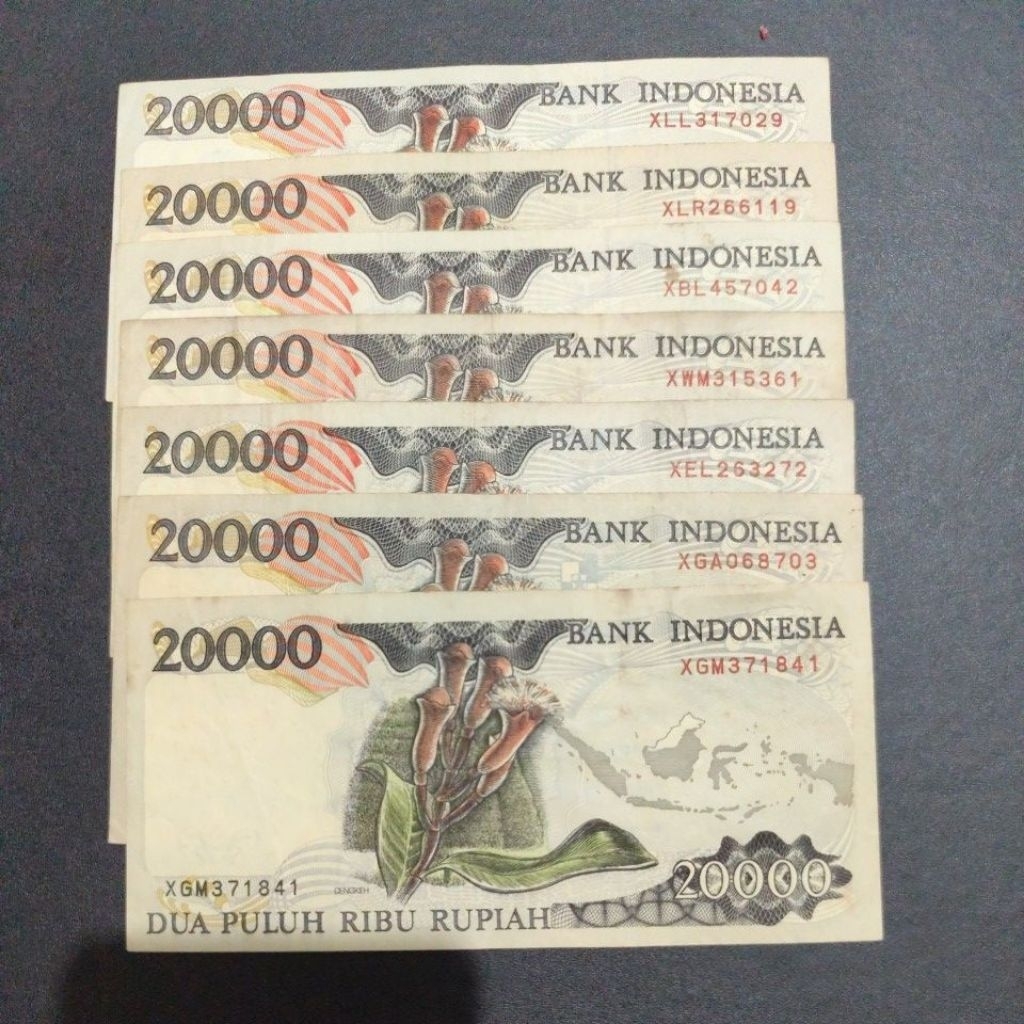 uang kuno 200000 cendrawasih ekonomis Seri X (replacement)