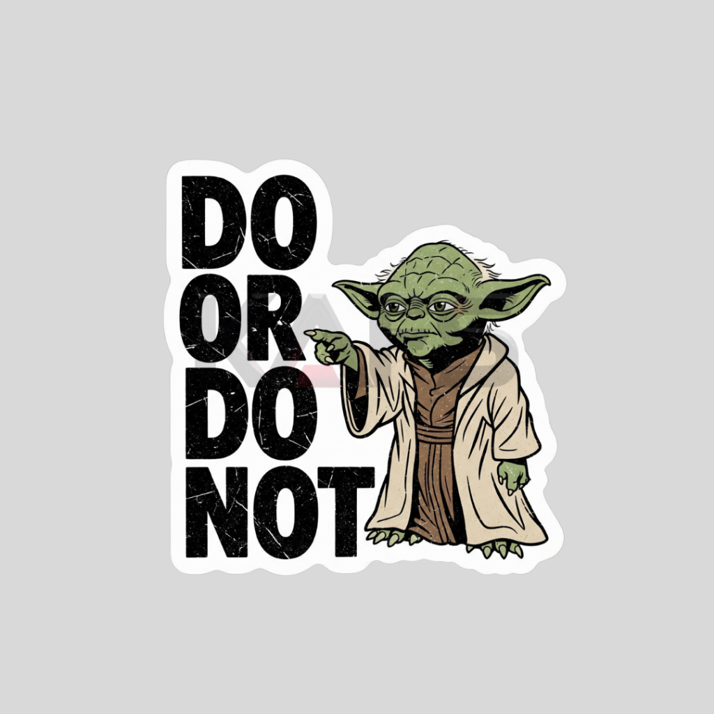 

Stiker Glossy Star Wars Storm Yoda Keren Anti Air Laptop Gitar Helm