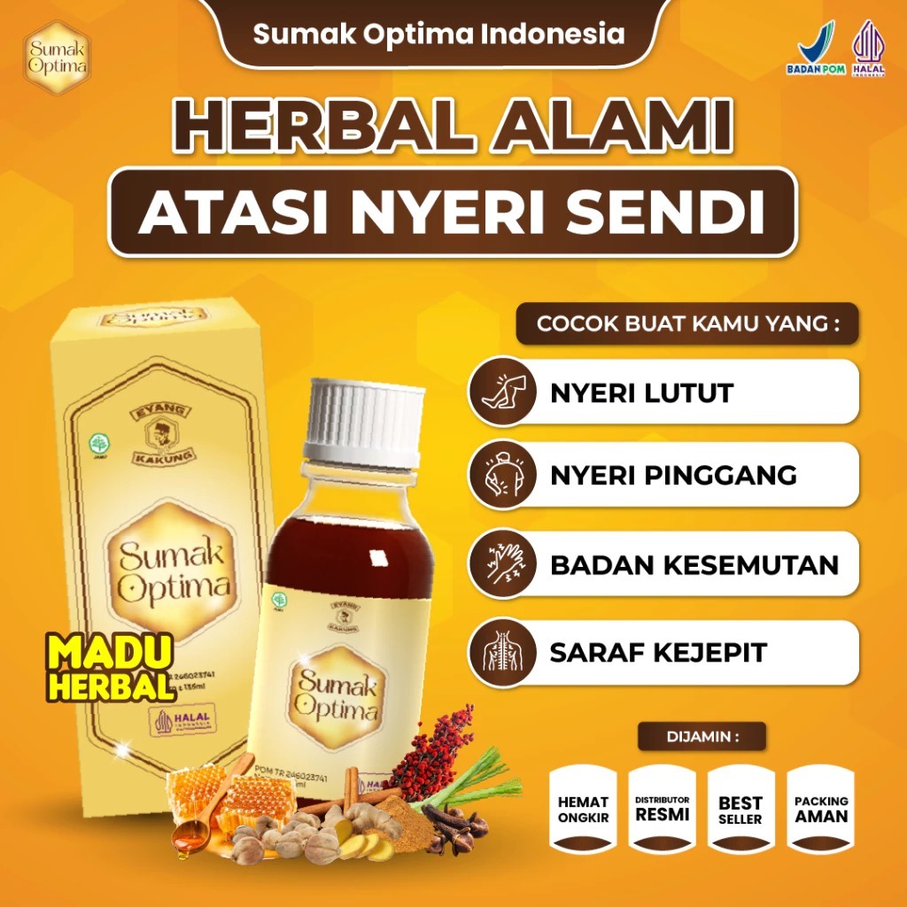 

GAJIAN SALE!!! Sumak Optima Madu Sumak Herbal 100% Original Atasi Malasah Pencernaan Redakan Asam Lmbung Maag Gerd Perut Begah