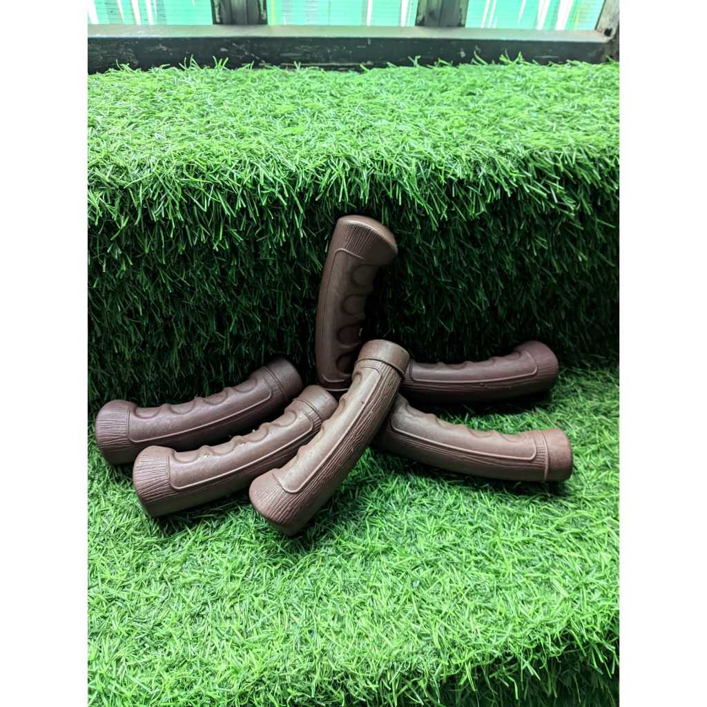 [AF] Gagang golok coklat/gagang golok kayu/gagang golok besi/gagang golok naga ukir/gagang golok tan