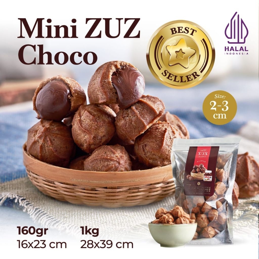 

MINI ZUZ CHOUX CHOCO HAZELNUT ( KERING )
