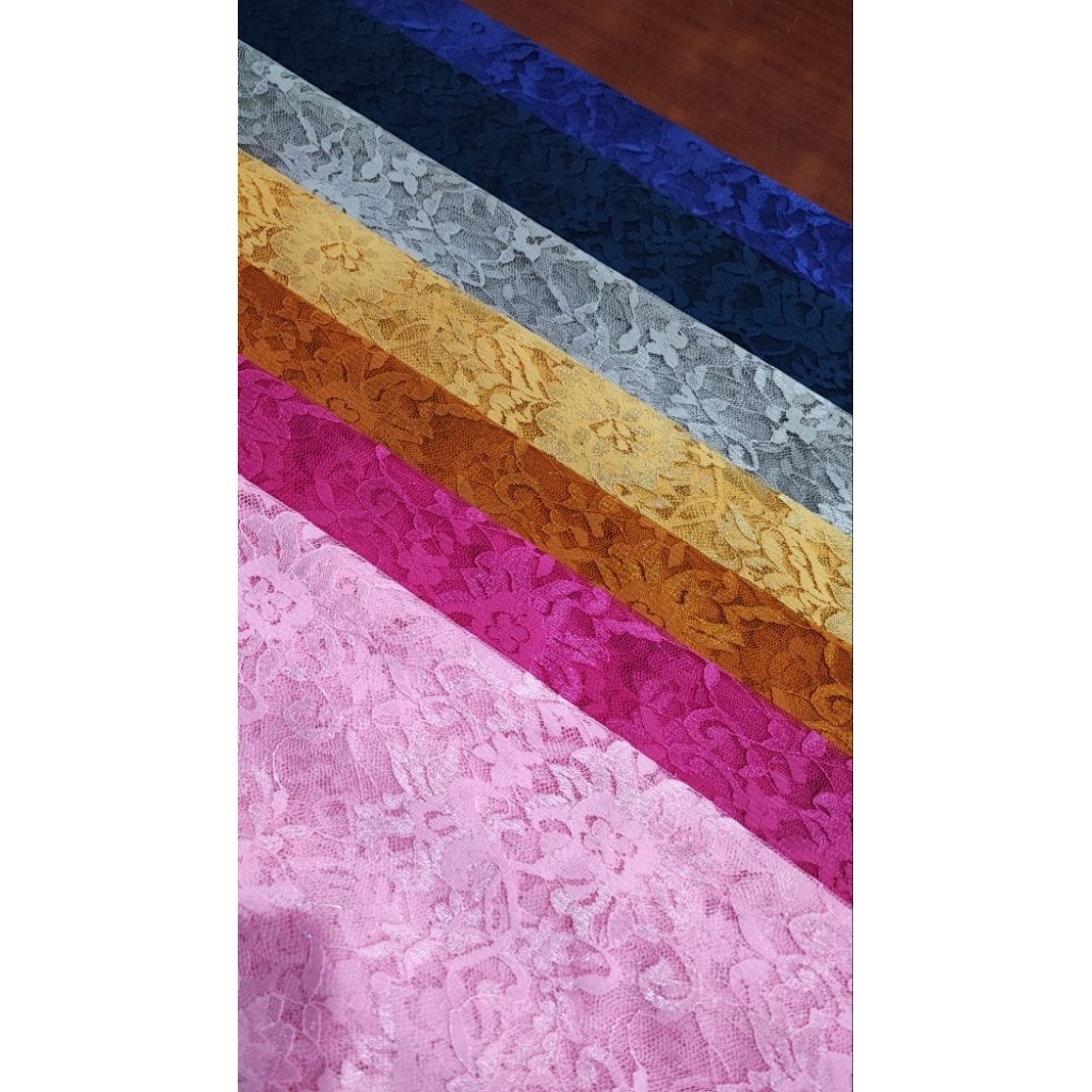 Kain Brokat Meteran / Bahan Kebaya Meteran