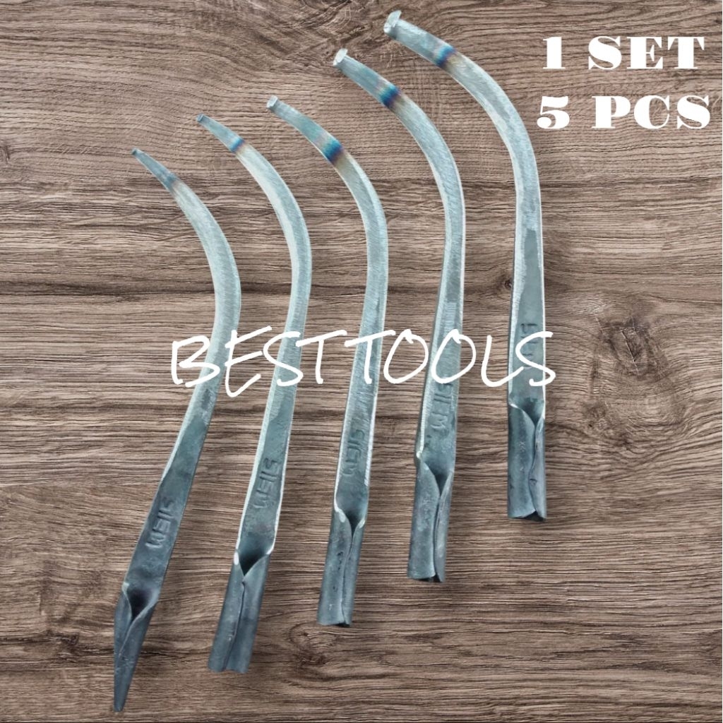 Pisau carving gaharu 1 set (5pcs)