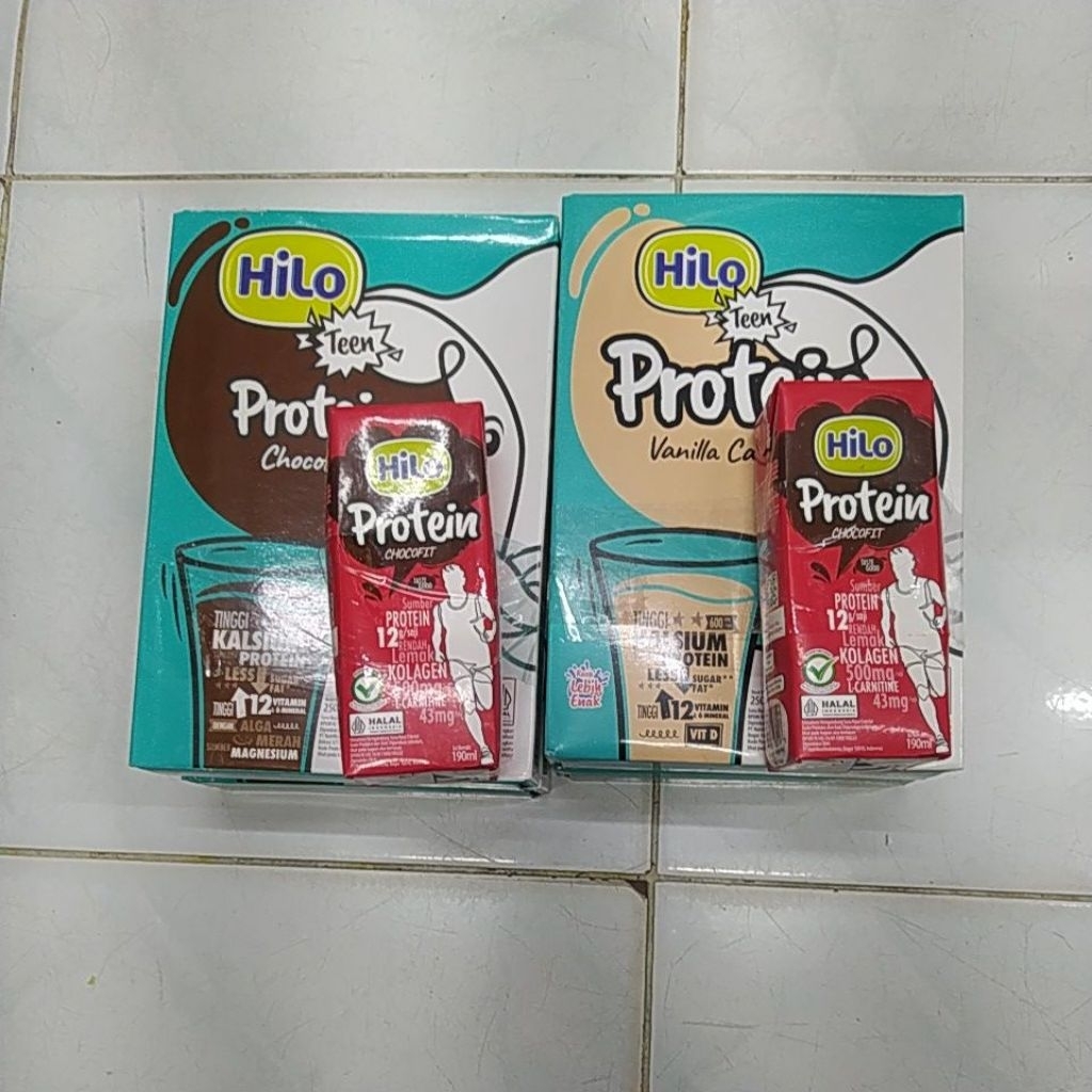 

Promo Hilo Teen Protein Vanila/Chocolate 250gram pembelian 2box free uht