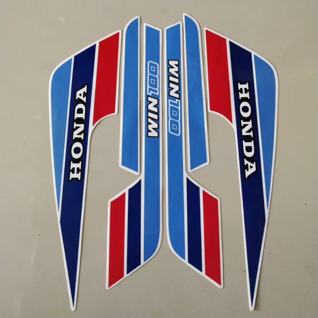 Striping Stiker Polet list motor honda win 100 91 1991 stiker list body standar berkualitas terbaik 