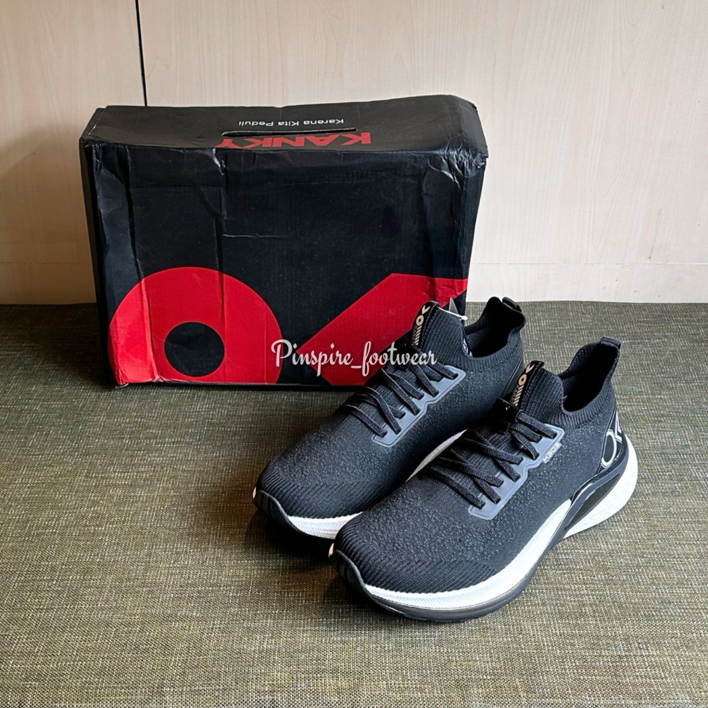 KANKY X TIRTA STORY SENSU V2 WHITE/BLACK - SEPATU CASUAL SPORT PRIA DEWASA