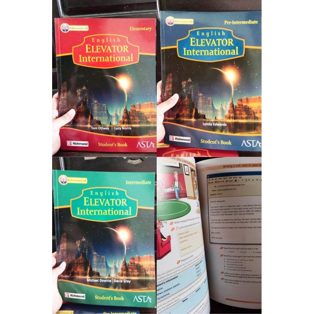 [preloved/second/bekas] Buku siswa English elevator international students book Asta